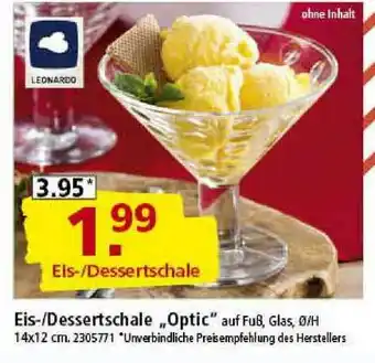 Segmüller Leonardo Eis- Dessertschale „optic” Angebot