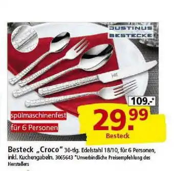 Segmüller Justinus Bestecke Besteck „croco” Angebot