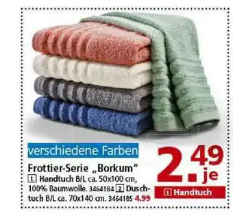 Segmüller Frottier-serie „borkum” Angebot