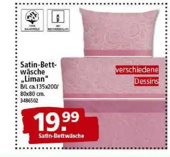 Segmüller Satin-bettwäsche „liman” Angebot