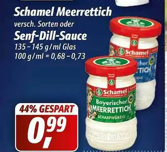 Simmel Schamel Meerrettich Oder Senf-dill-sauce Angebot