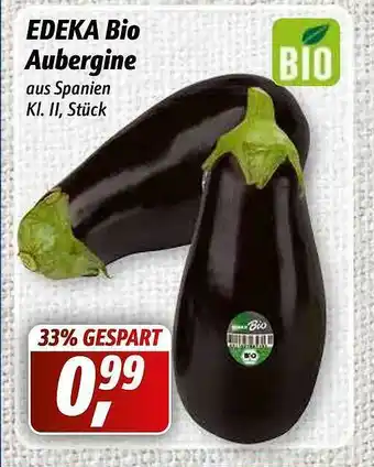 Simmel Edeka Bio Aubergine Angebot