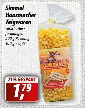 Simmel Simmel Hausmacher Teigwaren Angebot