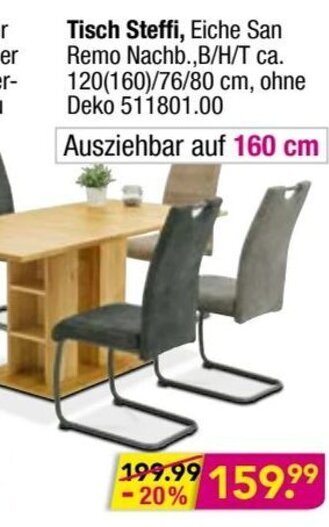 Möbel Boss Tisch Steffi Angebot