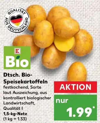 Kaufland Dtsch. Bio Speisekartoffeln 1,5 kg Netz Angebot