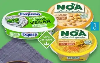 Kaufland Noa oder Exquisa Veganer Brotaufstrich 150-175 g Becher Angebot