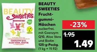 Kaufland Beauty Sweeties Fruchtgummi Häschen 125 g Packg. Angebot