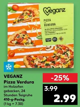 Kaufland Veganz Pizza Verdura 410 g Packg. Angebot