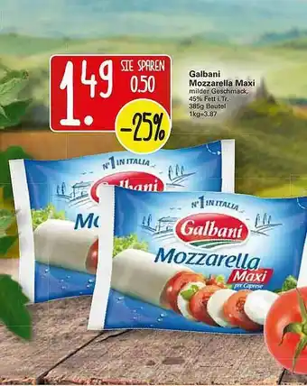 WEZ Galbani Mozzarella Maxi Angebot