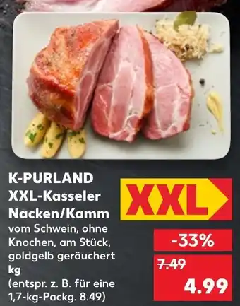 Kaufland K-Purland XXL Kasseler Nacken/Kamm Angebot