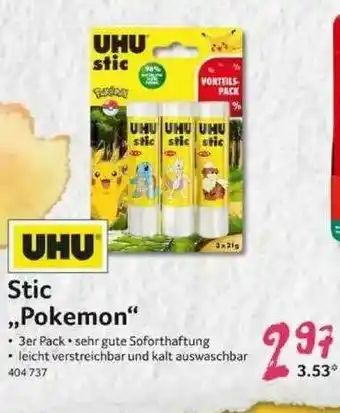 Selgros Uhu Stick „pokemon” Angebot