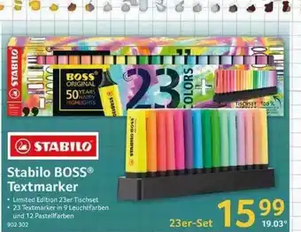 Selgros Stabilo Boss Textmarker Angebot