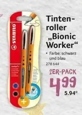 Selgros Tintenroller „bionic Worker” Angebot