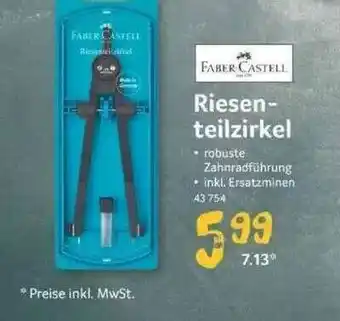 Selgros Faber-castell Riesenteilzirkel Angebot