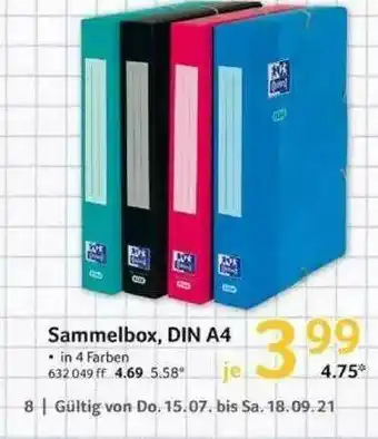 Selgros Sammelbox, Din A4 Angebot