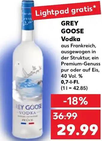 Kaufland Grey Goose Vodka 0,7 L-Fl. Angebot