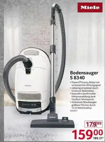 Selgros Miele Bodensauger S8340 Angebot