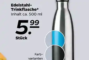 NETTO Edelstahl Trinkflasche Angebot