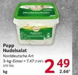 Selgros Popp Nudelsalat Angebot