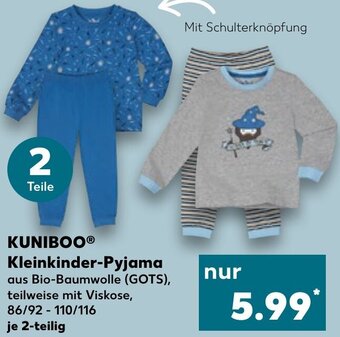 Kaufland Kuniboo Kleinkinder Pyjama Angebot