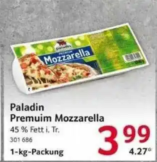 Selgros Paladin Premium Mozarella Angebot