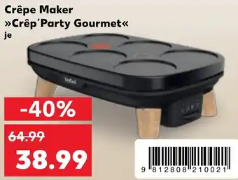 Kaufland Tefal Crêpe Maker ,,Crêp'Party Gourmet" Angebot