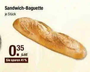 V Markt Sandwich-baguette Angebot