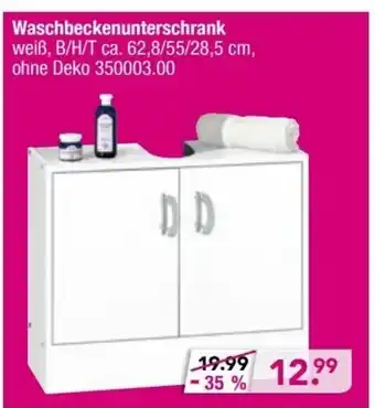 Möbel Boss Waschbeckenunterschrank Angebot