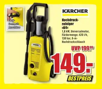 B1 Discount Baumarkt Karcher Hochdruckreiniger ,,K4" Angebot