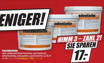 B1 Discount Baumarkt Fassadenfarbe Angebot