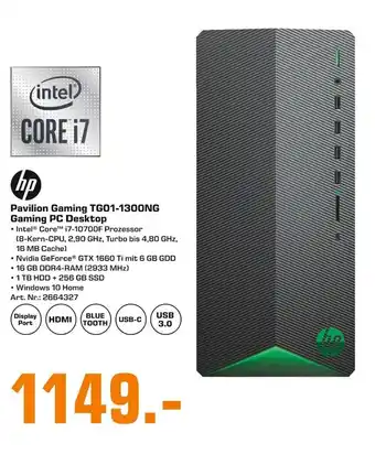 Saturn hp Pavilion Gaming TG01-1300NG Gaming PC Desktop Angebot