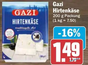 AEZ Gazi Hirtenkäse 200 g Packung Angebot