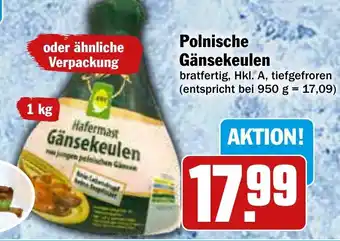 AEZ Polnische Gänsekeulen 1 kg Angebot