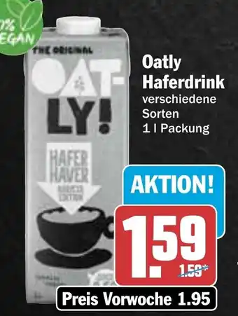 AEZ Oatly Haferdrink 1 L Packung Angebot