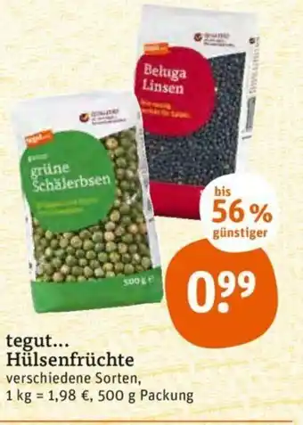 tegut Tegut Hülsenfrüchte 500g Angebot