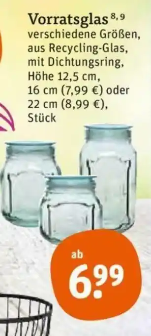 tegut Vorratsglas Angebot