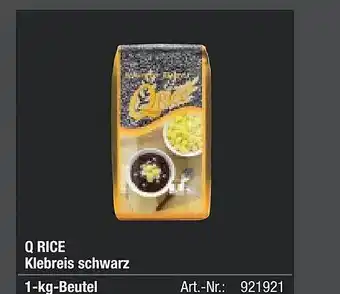 METRO Q Rice Klebries schwarz Angebot