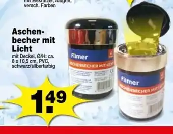 Krümet Sonderposten Aschenbecher mit Licht Angebot