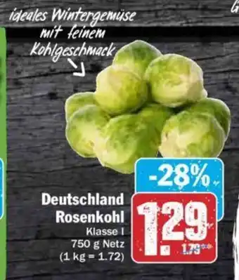 Hit Rosenkohl 750g Angebot