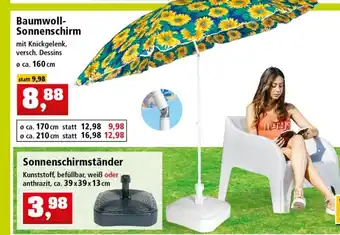 Thomas Philipps Baumwoll Sonnenschirm Angebot