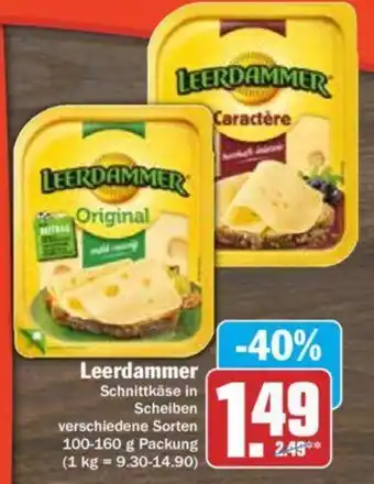 Hit Leerdammer 110-160g Angebot