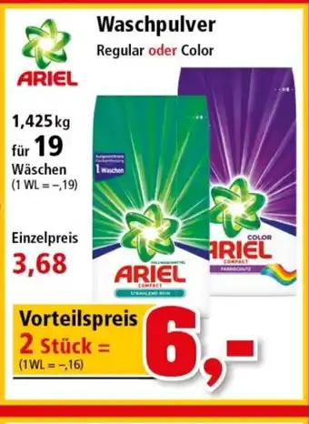 Thomas Philipps Ariel Waschpulver Angebot