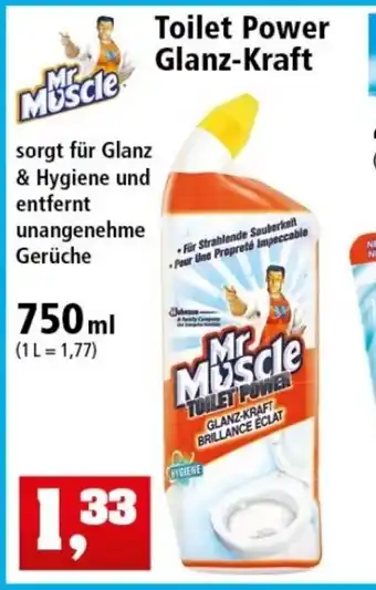 Thomas Philipps Mr. Muscle Toilet Power Glanz Kraft 750ml Angebot