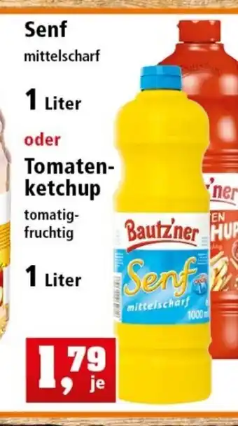 Thomas Philipps Senf oder Tomatenketchup 1L Angebot