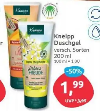 Budni Kneipp Duschgel 200ml Angebot