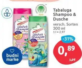 Budni Tabaluga Shampoo & Dusche 300ml Angebot