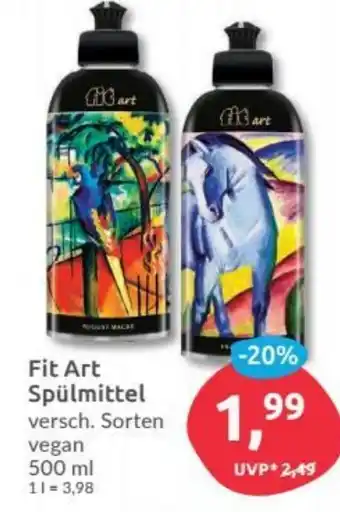 Budni Fit Art Spülmittel 500ml Angebot