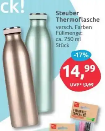 Budni Steuber Thermoflasche 750ml Angebot