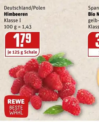 REWE Himbeeren 125g Angebot