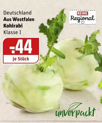 REWE Aus Westfalen Kohlrabi Angebot